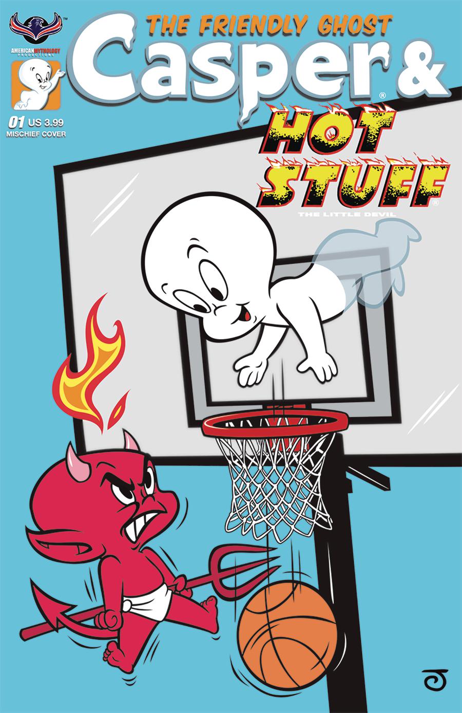 Casper And Hot Stuff #1 Cover C Variant Jeff Scherer Mischief Cover