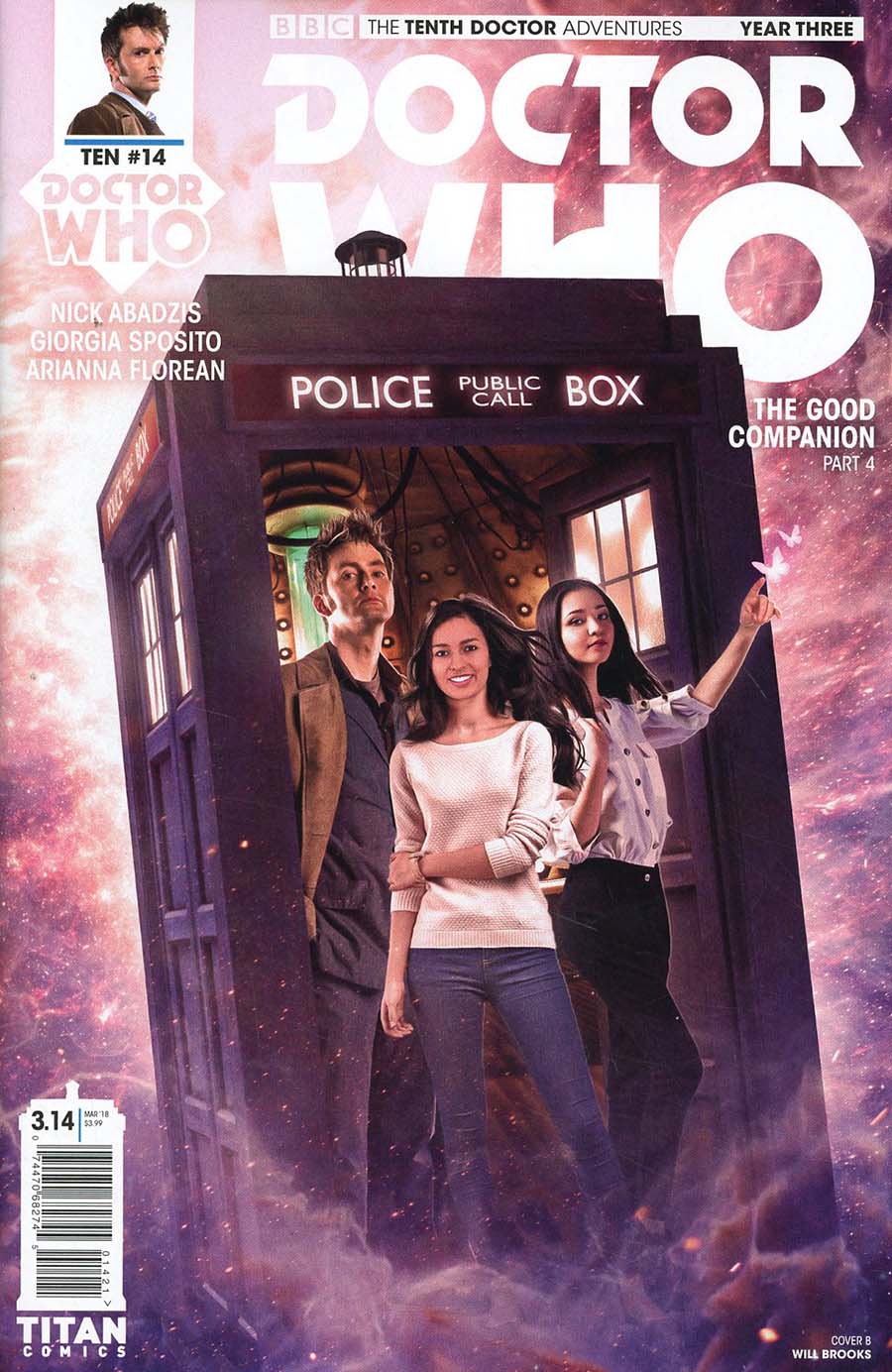 Doctor Who 10th Doctor Year Three #14 Cover B Variant Photo Cover