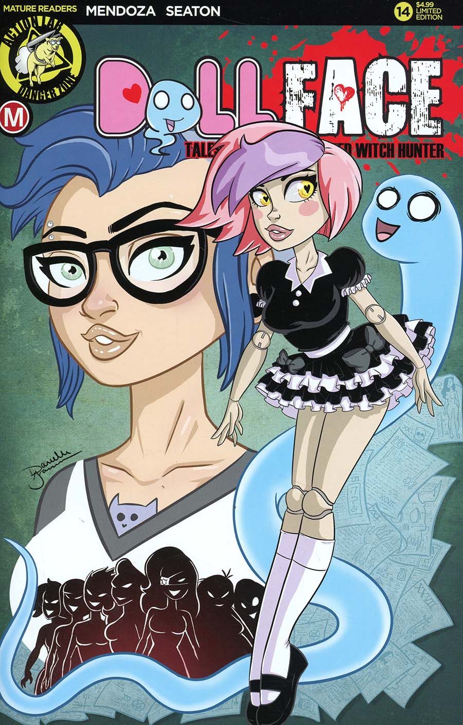 Dollface #14 Cover C Variant Danielle Gransaull Pin-Up Cover