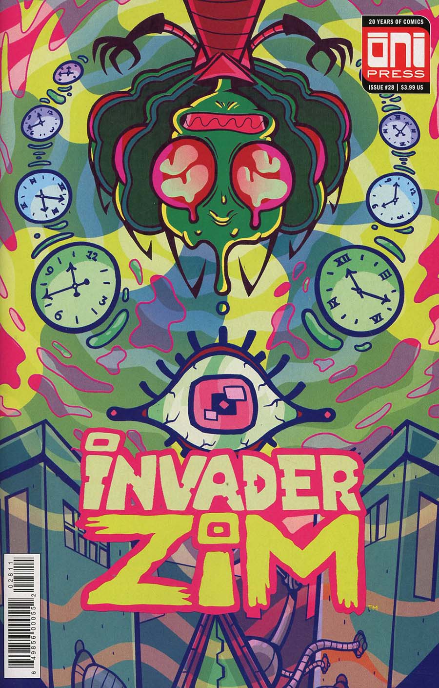 Invader Zim #28 Cover A Regular Mady G & Fred Stresing Cover