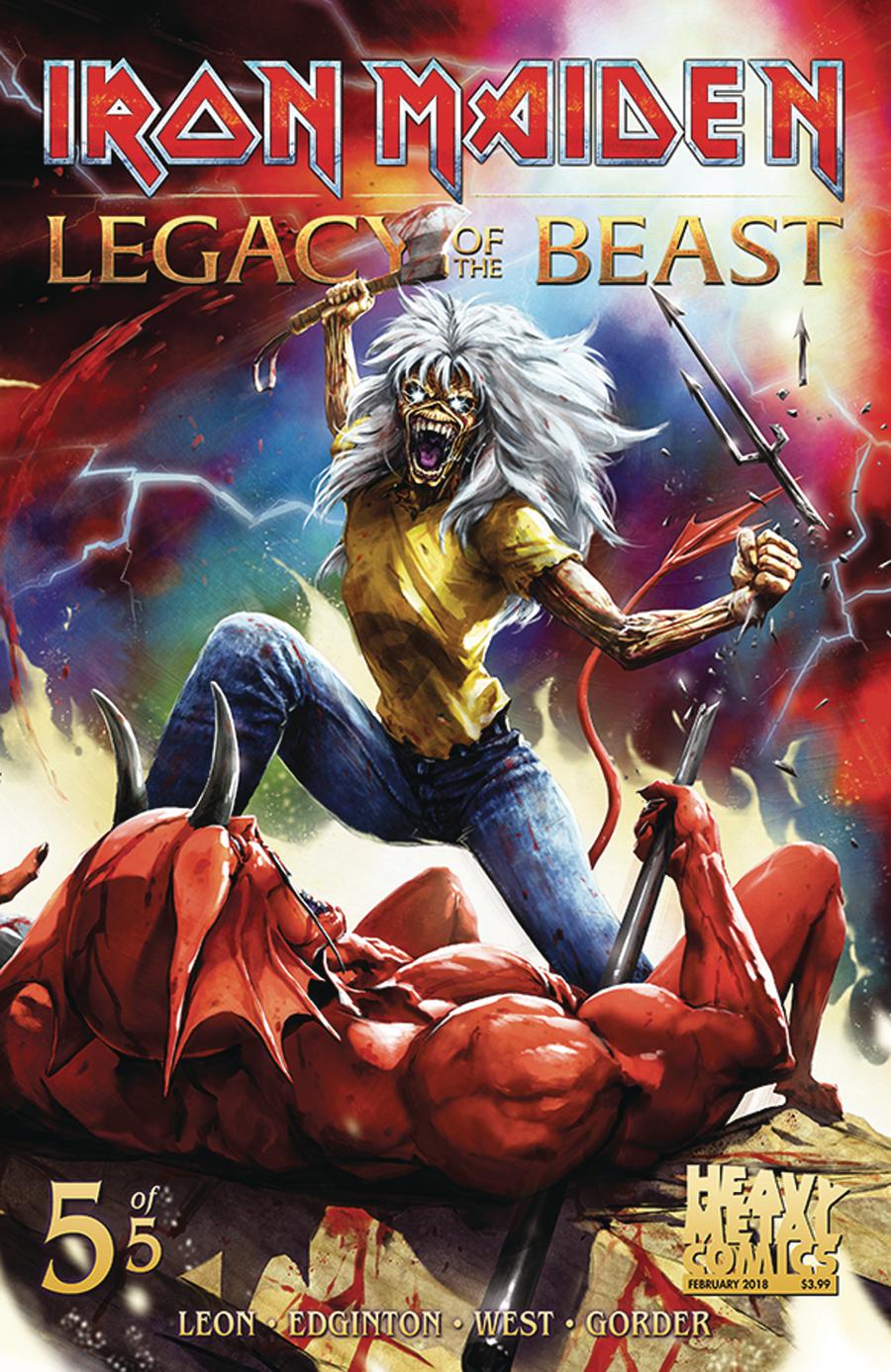 Iron Maiden Legacy Of The Beast #5 Cover A Regular Santi Casas Cover