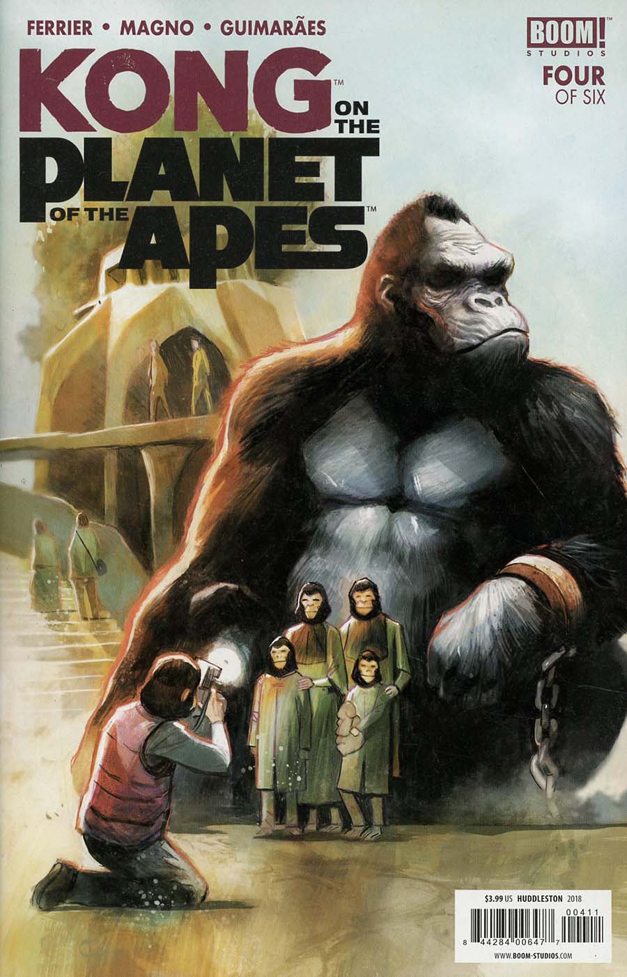 Kong On The Planet Of The Apes #4 Cover A Regular Mike Huddleston Cover