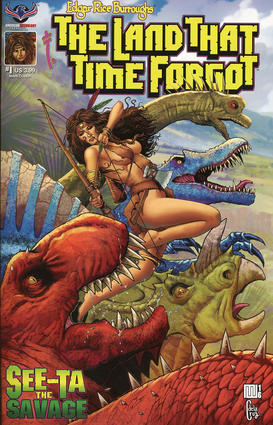 Edgar Rice Burroughs Land That Time Forgot See-Ta The Savage #1 Cover A Regular Mike Wolfer & Ceci de la Cruz Cover