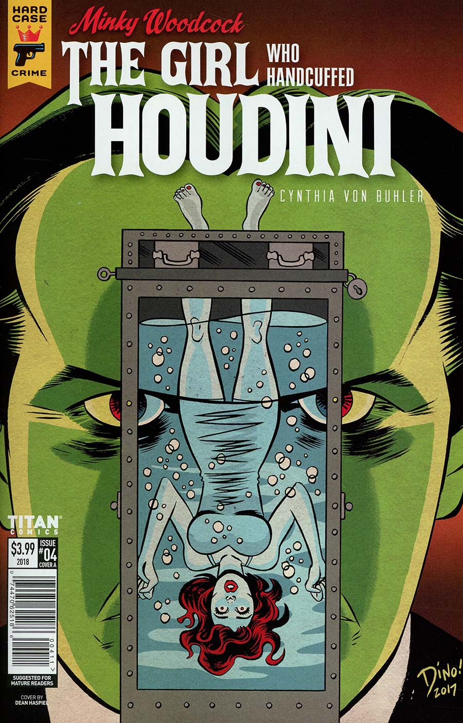 Hard Case Crime Minky Woodcock Girl Who Handcuffed Houdini #4 Cover A Regular Dean Haspiel Cover