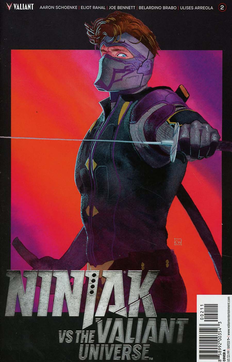 Ninjak vs The Valiant Universe #2 Cover A Regular Kevin Wada Cover