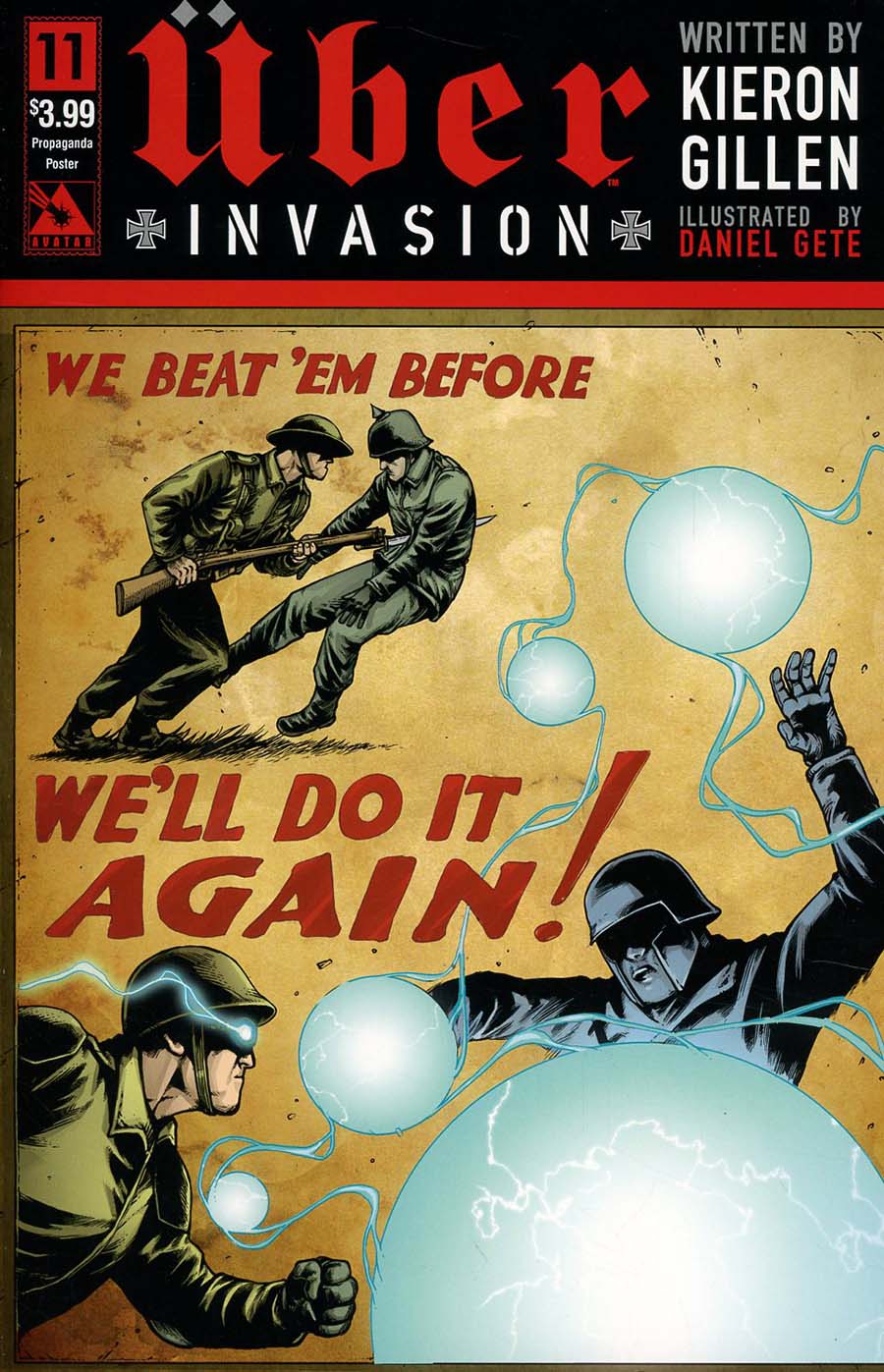 Uber Invasion #11 Cover D Propaganda Poster Cover
