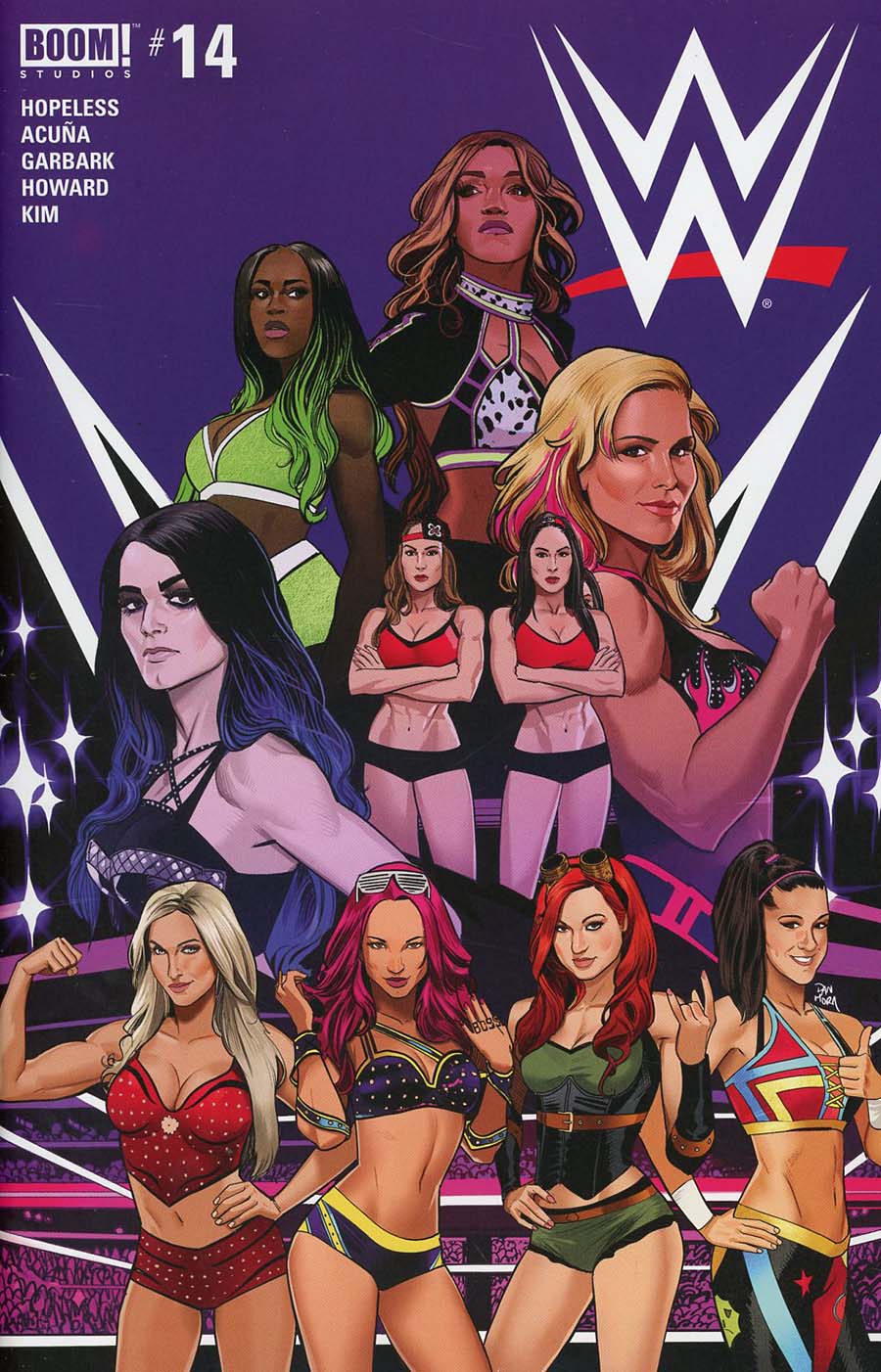 WWE #14 Cover A Regular Dan Mora Cover