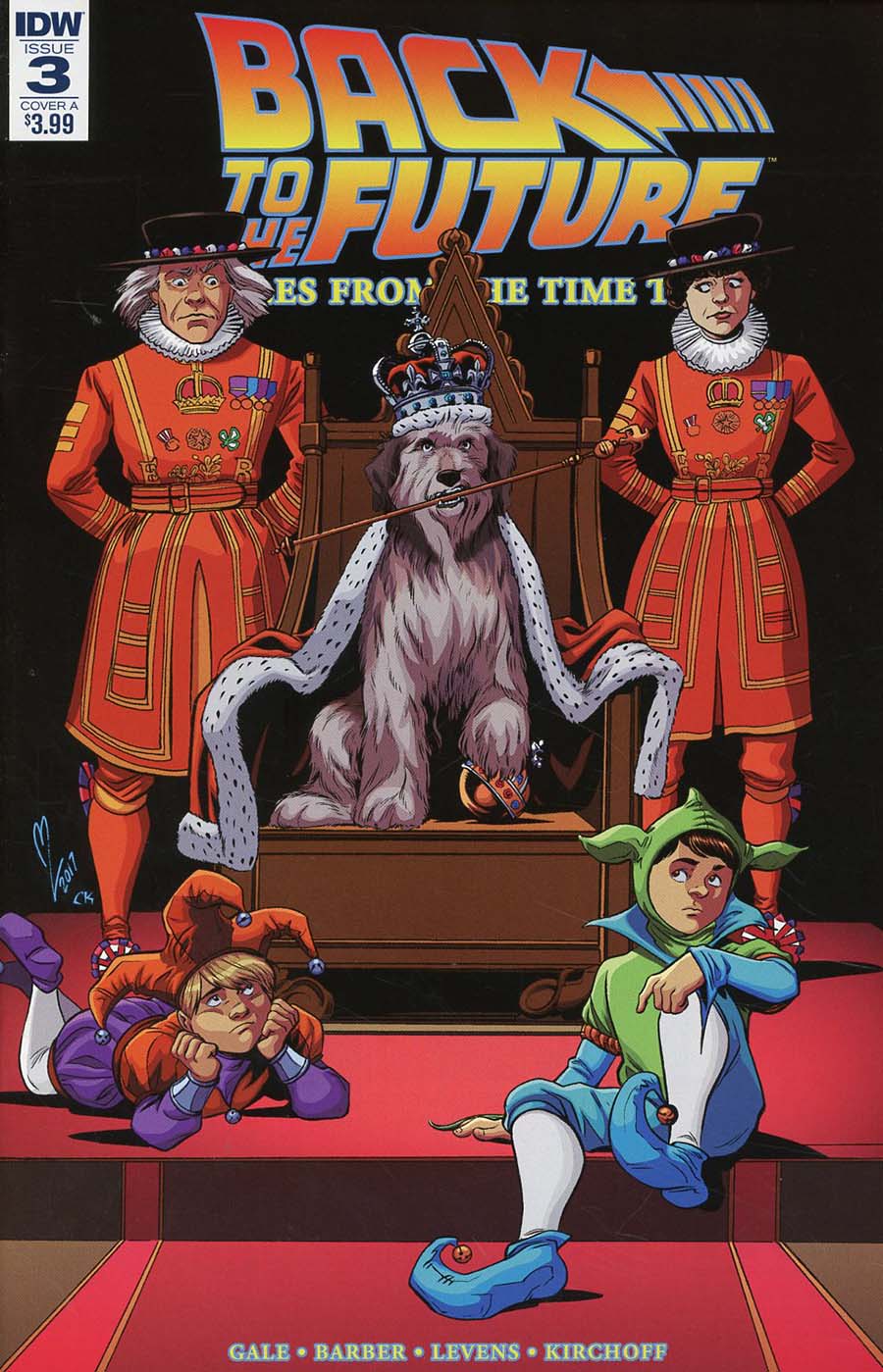 Back To The Future Tales From The Time Train #3 Cover A Regular Megan Levens Cover