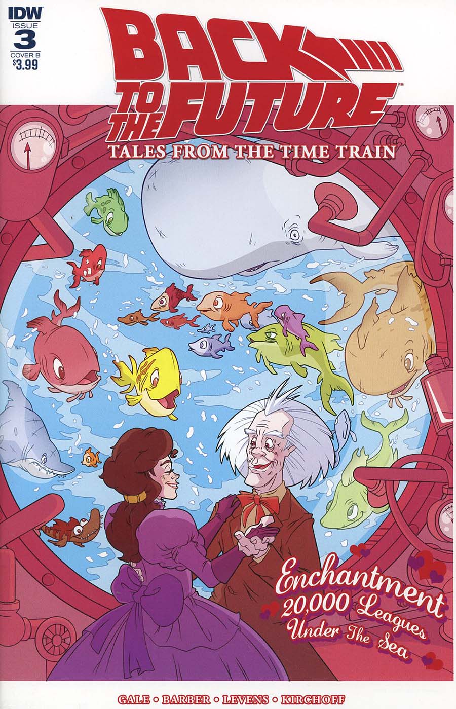 Back To The Future Tales From The Time Train #3 Cover B Variant Philip Murphy Cover