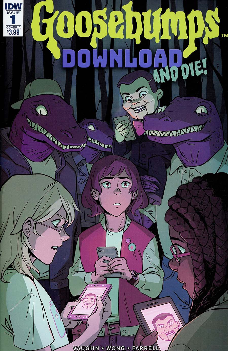 Goosebumps Download And Die #1 Cover A Regular Michelle Wong Cover