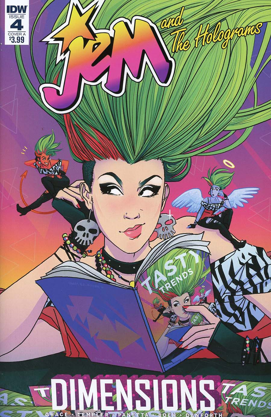 Jem And The Holograms Dimensions #4 Cover A Regular Abby Boeh Cover