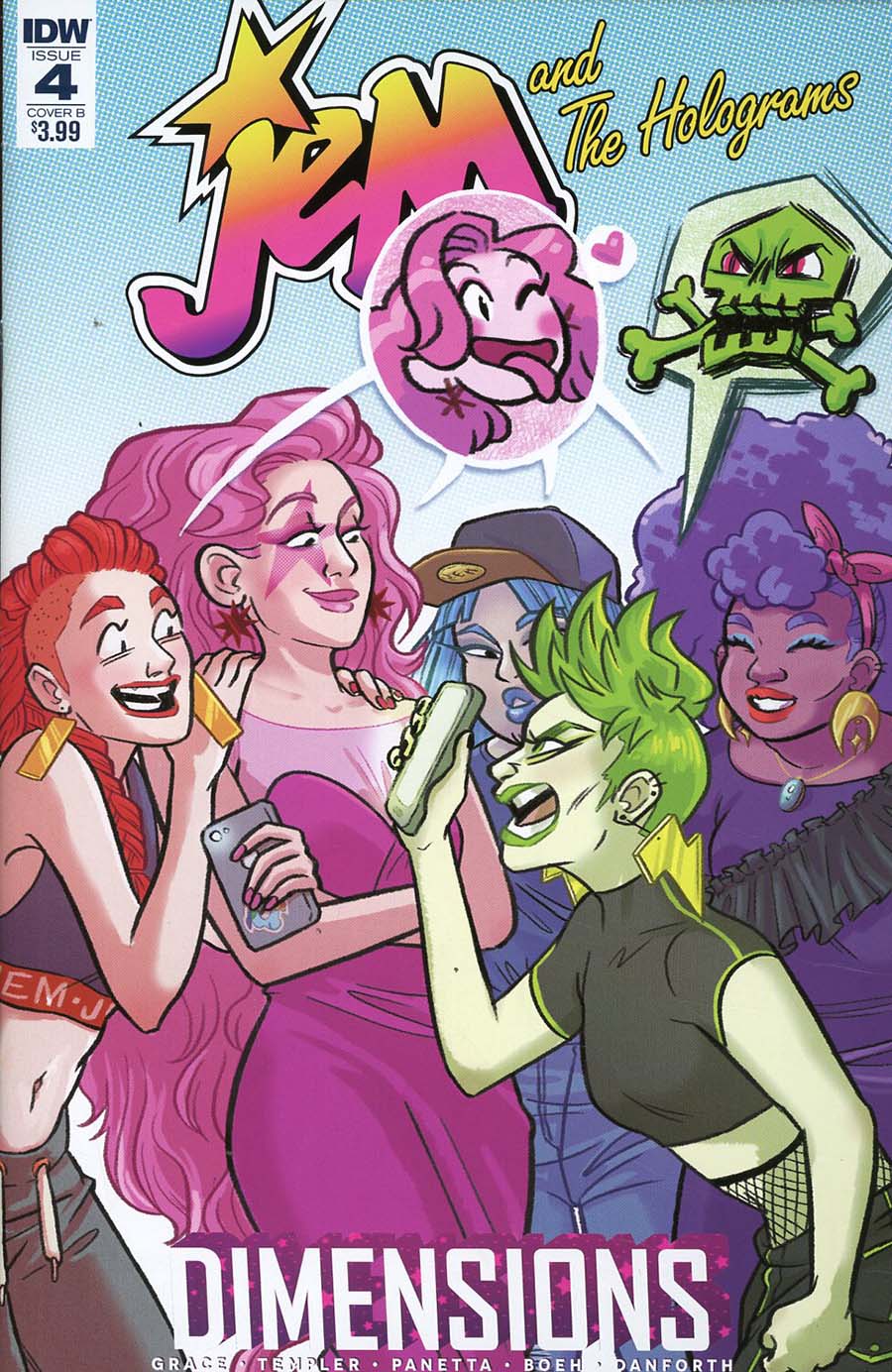 Jem And The Holograms Dimensions #4 Cover B Variant Hannah Fischer Cover