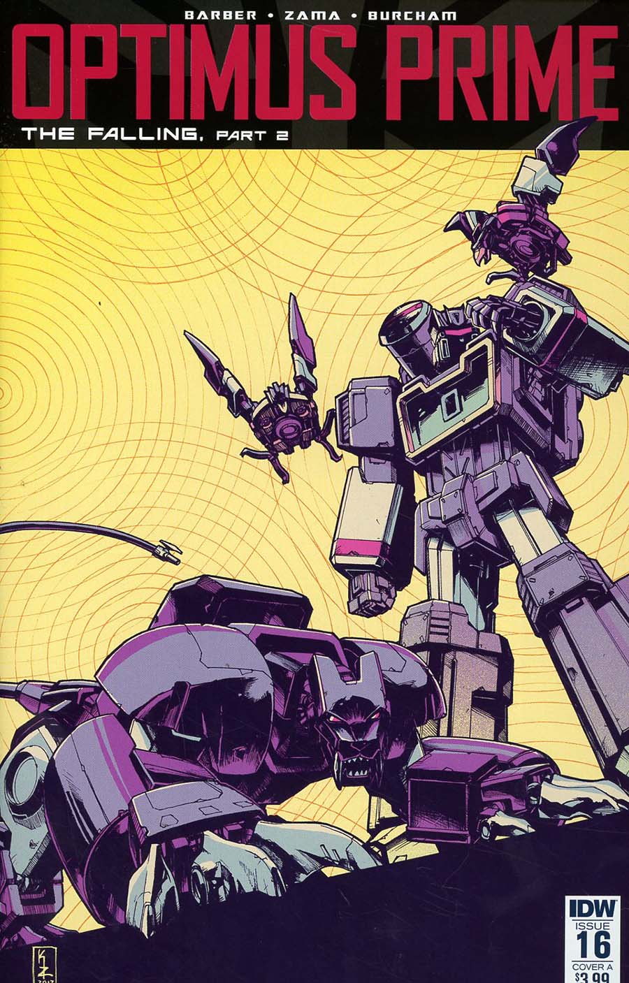 Optimus Prime #16 Cover A Regular Kei Zama Cover