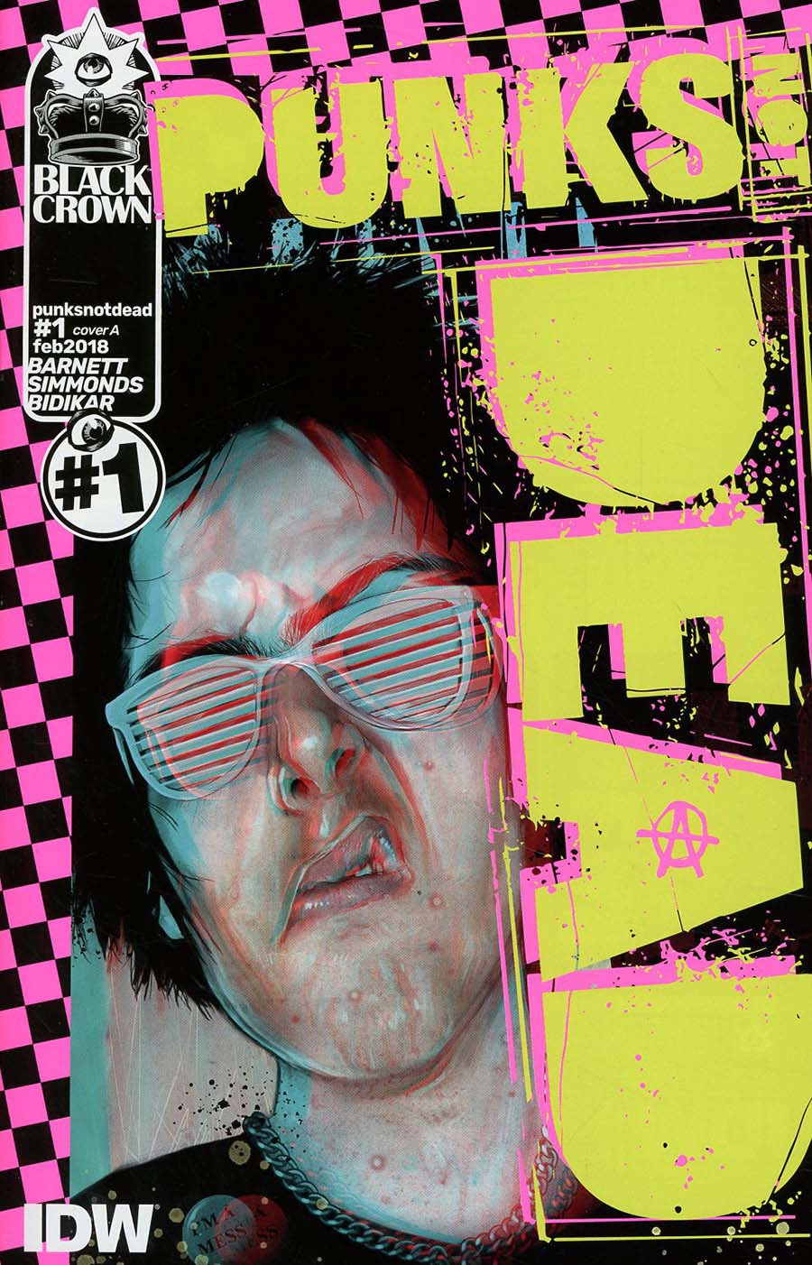 Punks Not Dead #1 Cover A Regular Martin Simmonds Cover