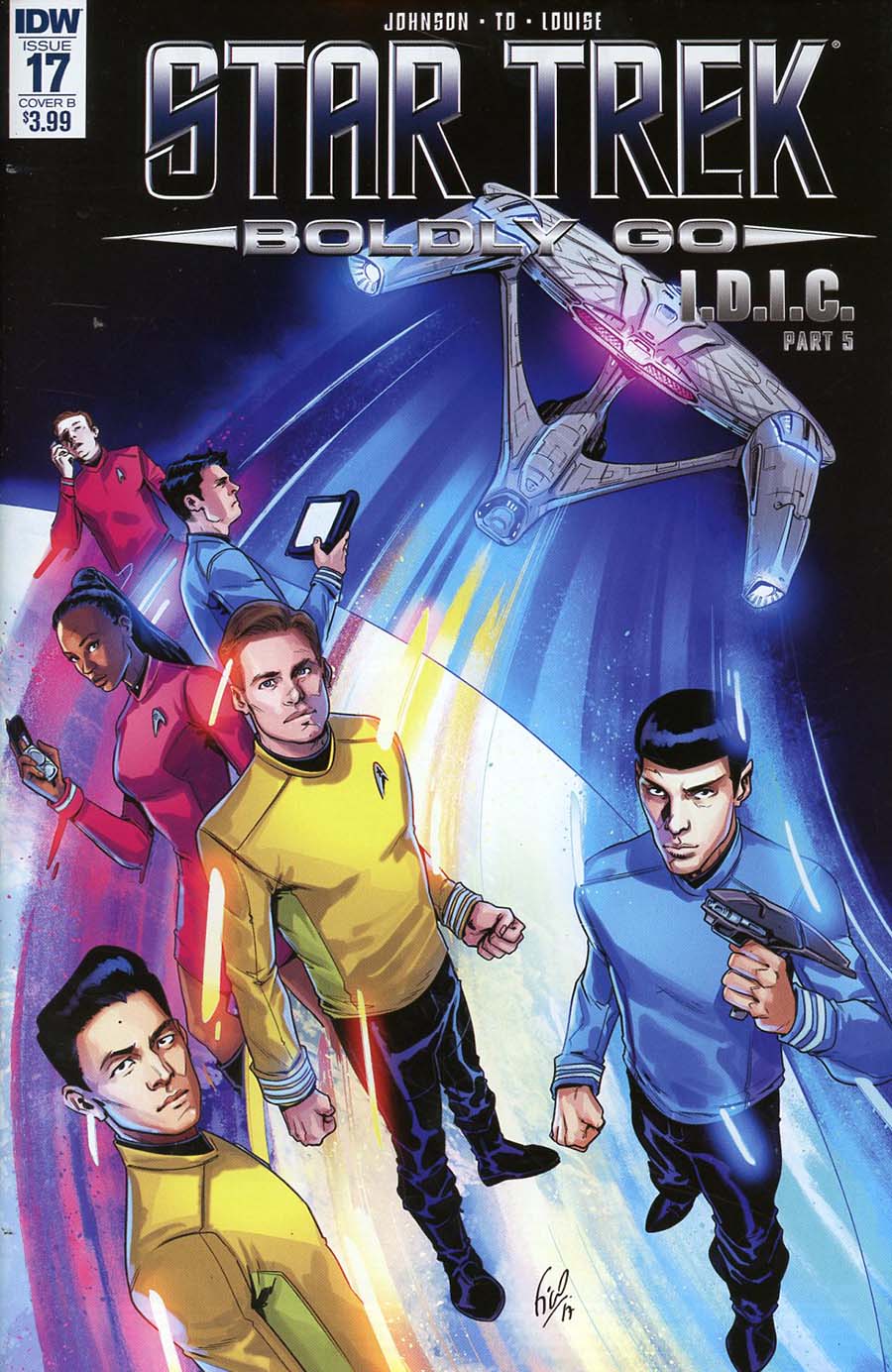 Star Trek Boldly Go #17 Cover B Variant Fico Ossio Cover