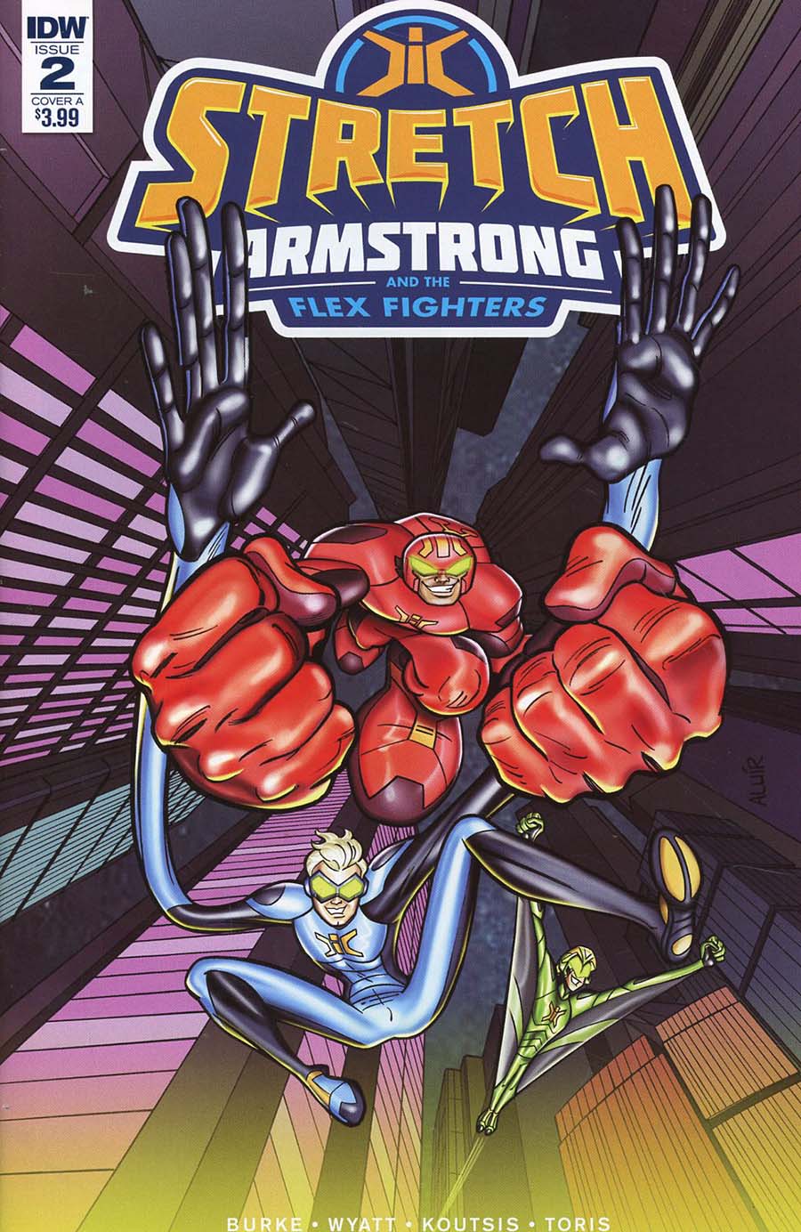 Stretch Armstrong And The Flex Fighters #2 Cover A Regular Aluir Amancio Cover