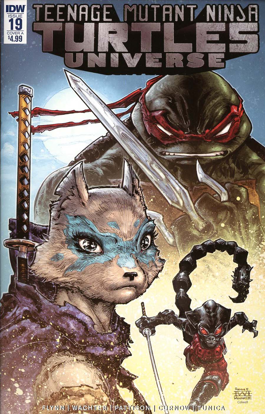 Teenage Mutant Ninja Turtles Universe #19 Cover A Regular Freddie E Williams II Cover