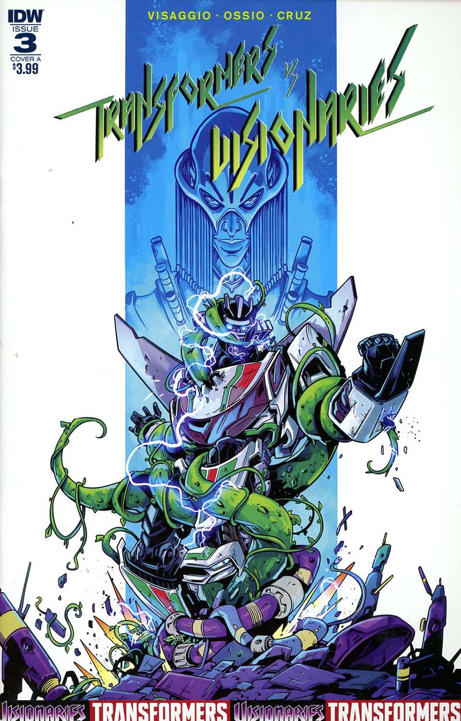 Transformers vs Visionaries #3 Cover A Regular Fico Ossio Cover