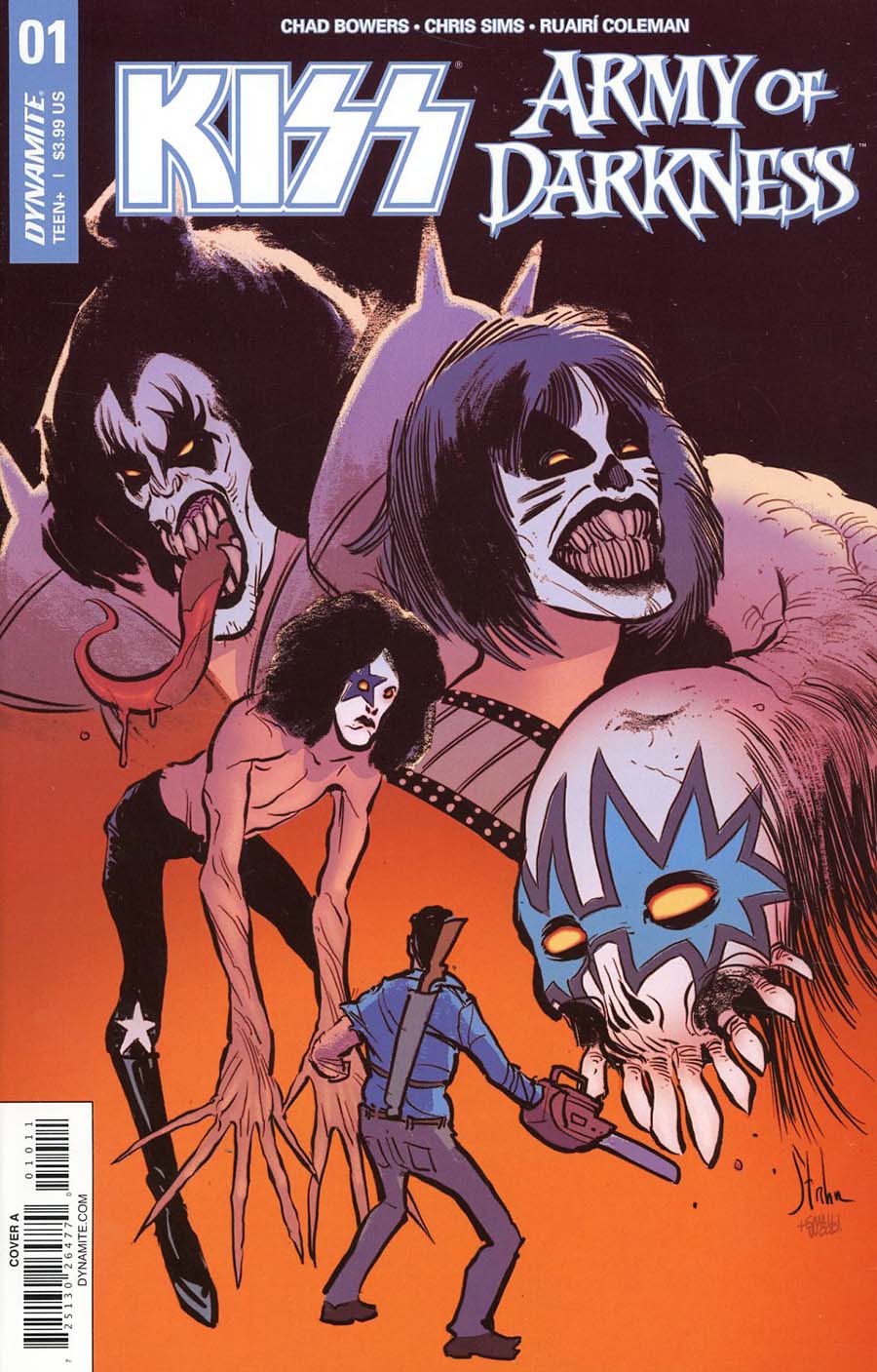 KISS Army Of Darkness #1 Cover A Regular Kyle Strahm Cover