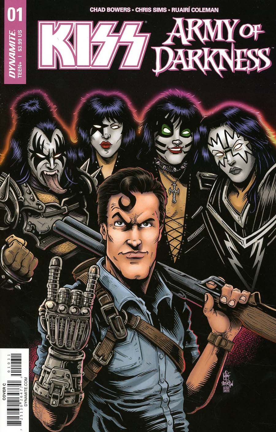 KISS Army Of Darkness #1 Cover C Variant Ken Haeser Cover