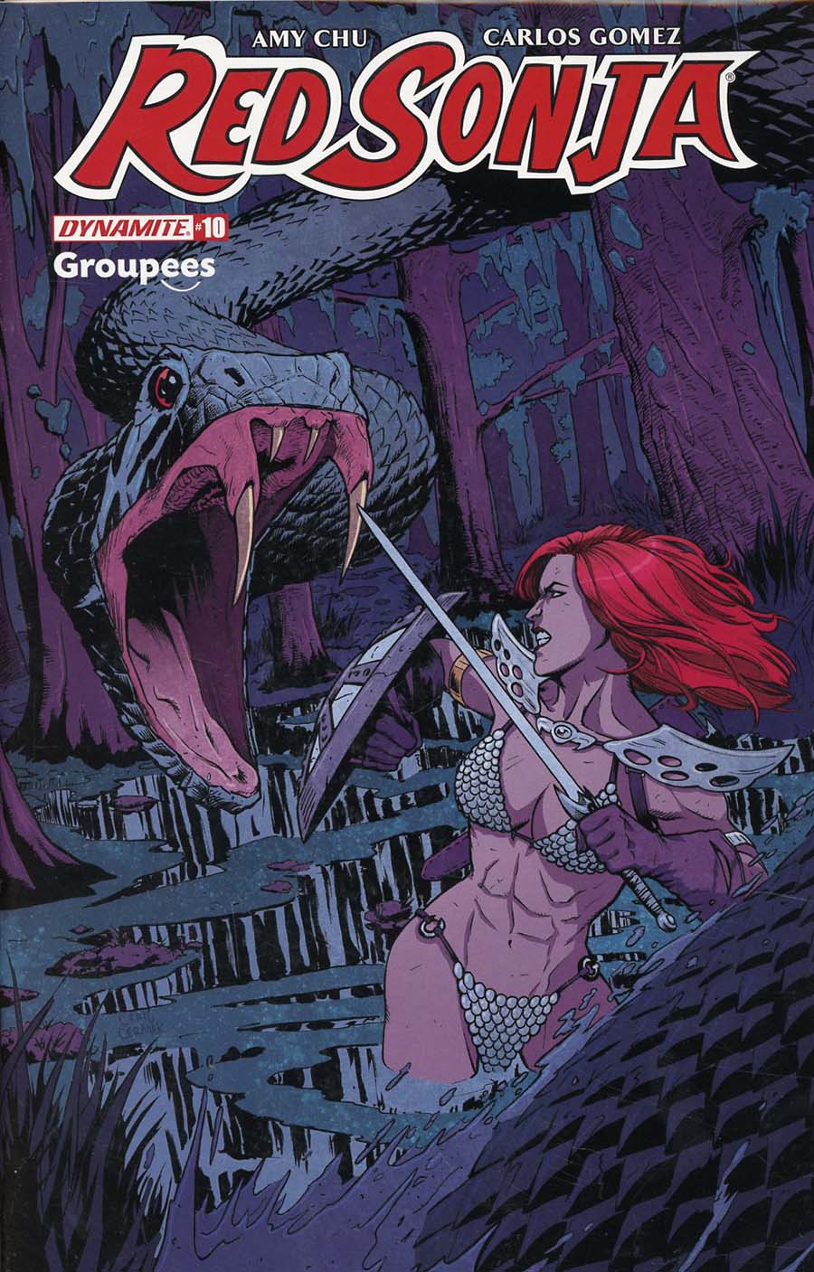 Red Sonja Vol 7 #10 Cover I Groupees Exclusive Craig Cermak Color Variant Cover