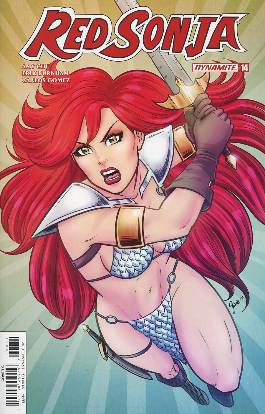 Red Sonja Vol 7 #14 Cover C Variant Gisele Lagace Cover