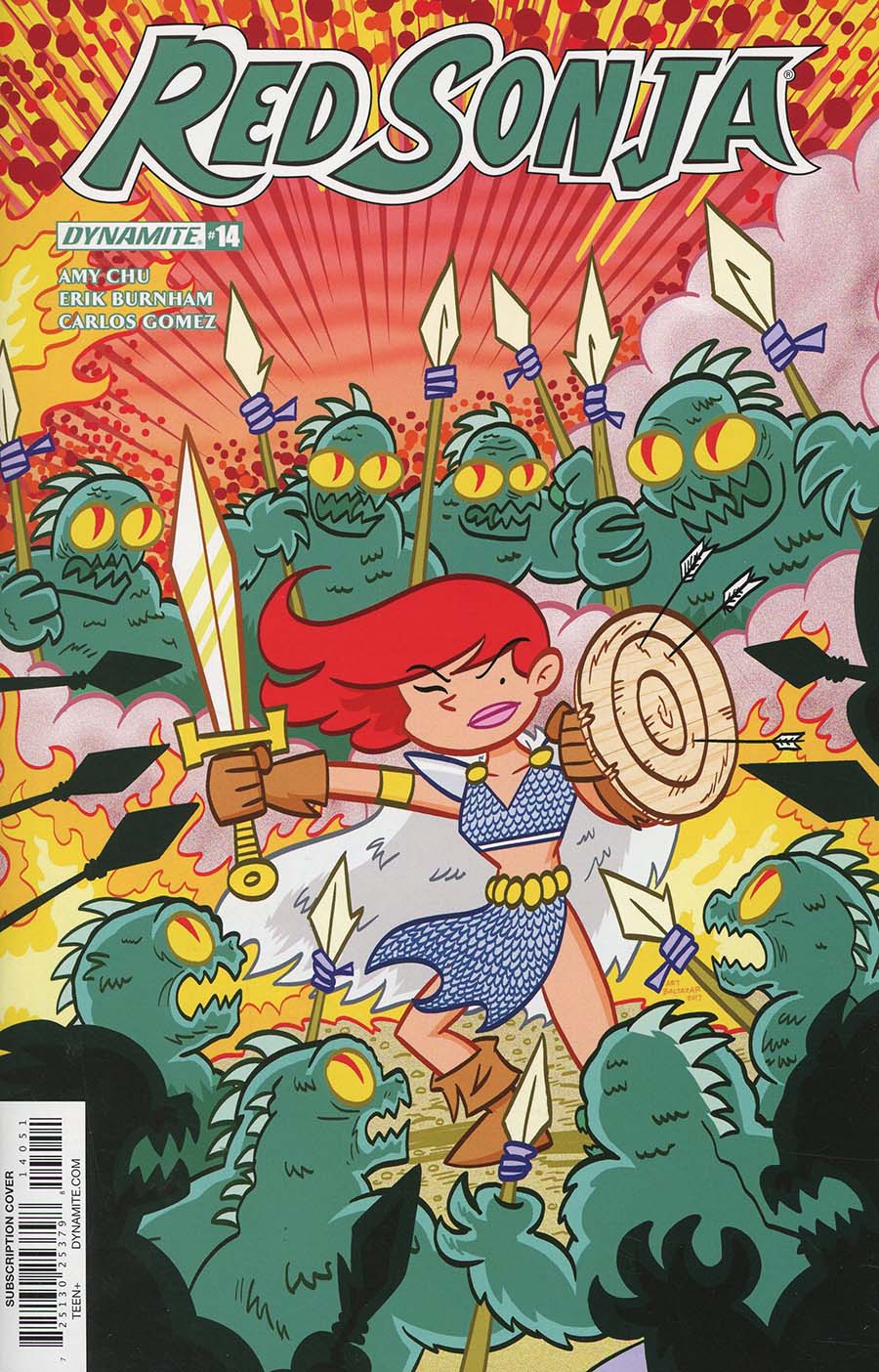 Red Sonja Vol 7 #14 Cover E Variant Art Baltazar Subscription Cover