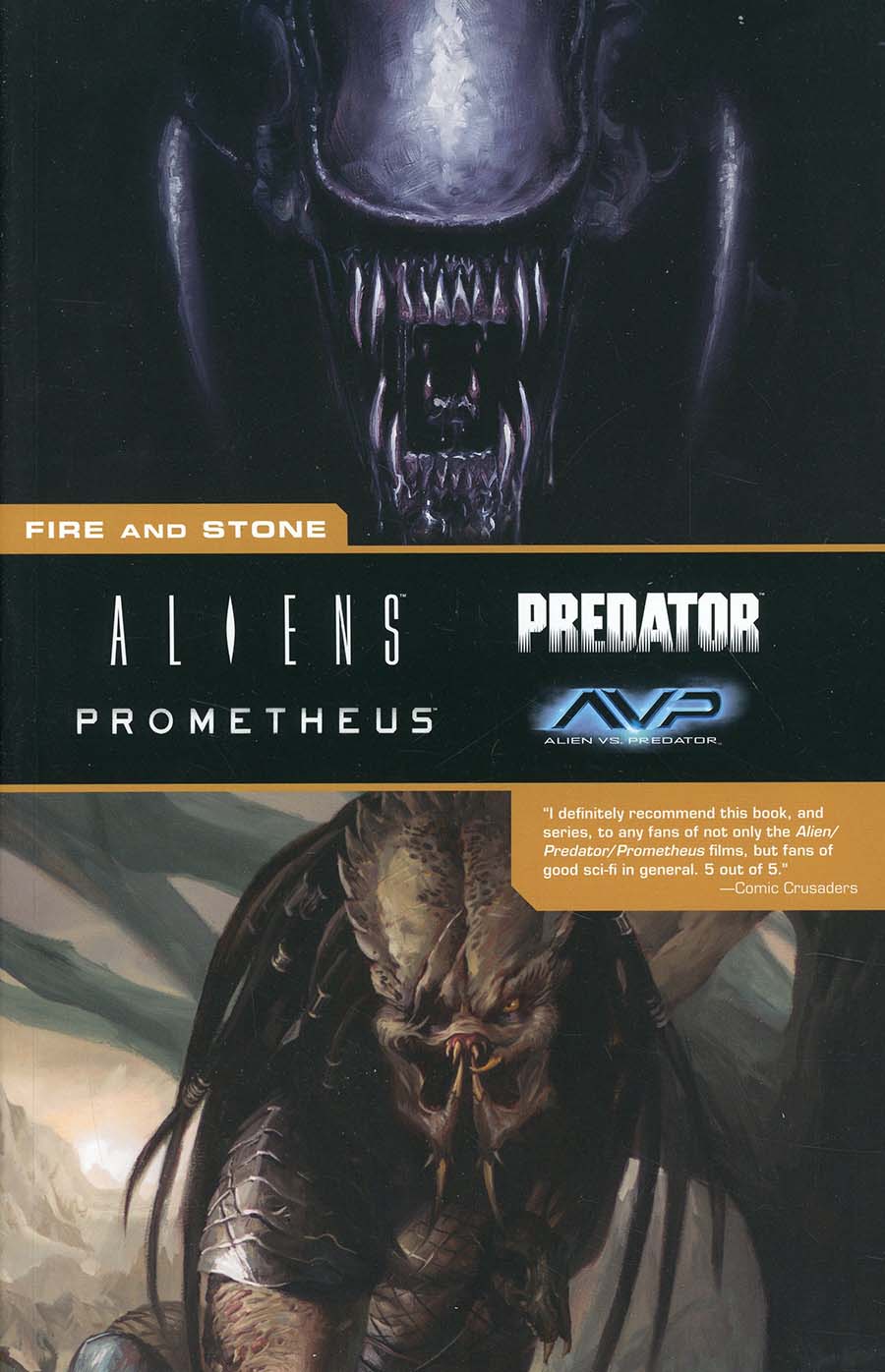 Aliens Predator Prometheus AvP Fire And Stone TP