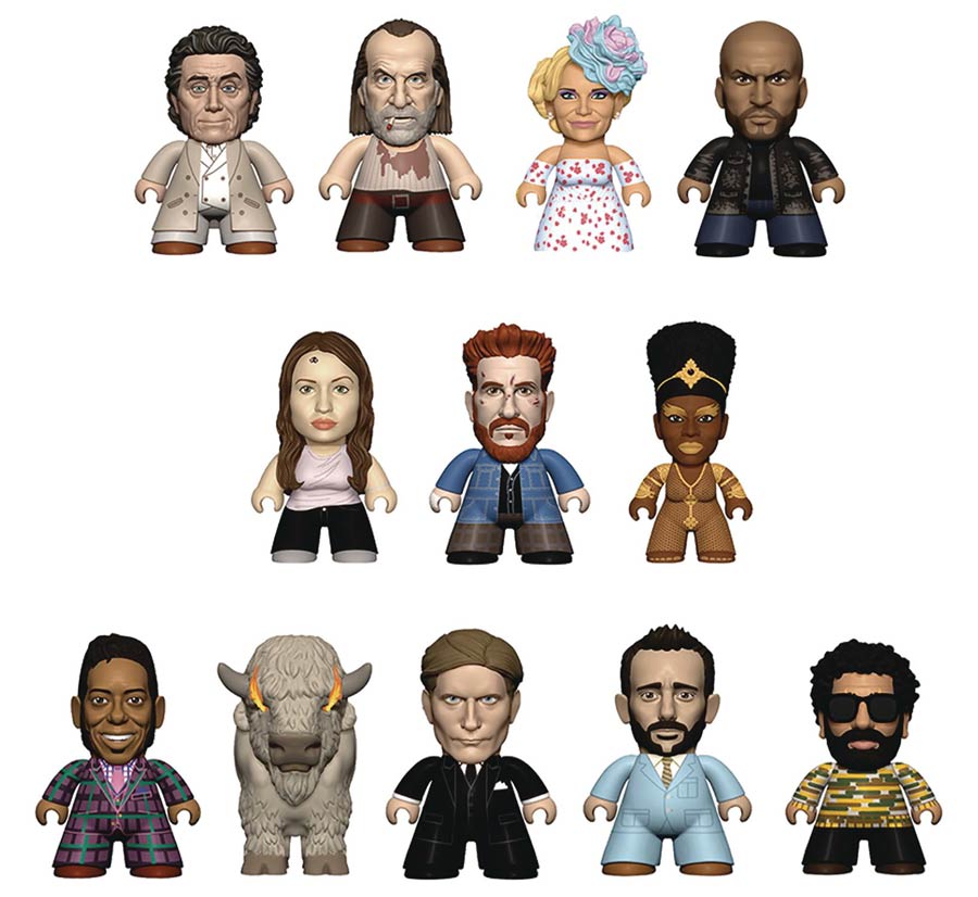 American Gods Titans Mini Figure Blind Mystery Box 18-Piece Display