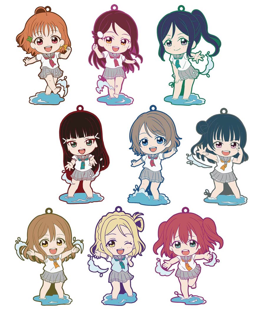 Love Live Sunshine Niitengomu Sono3 Rubber Strap 10-Piece Display