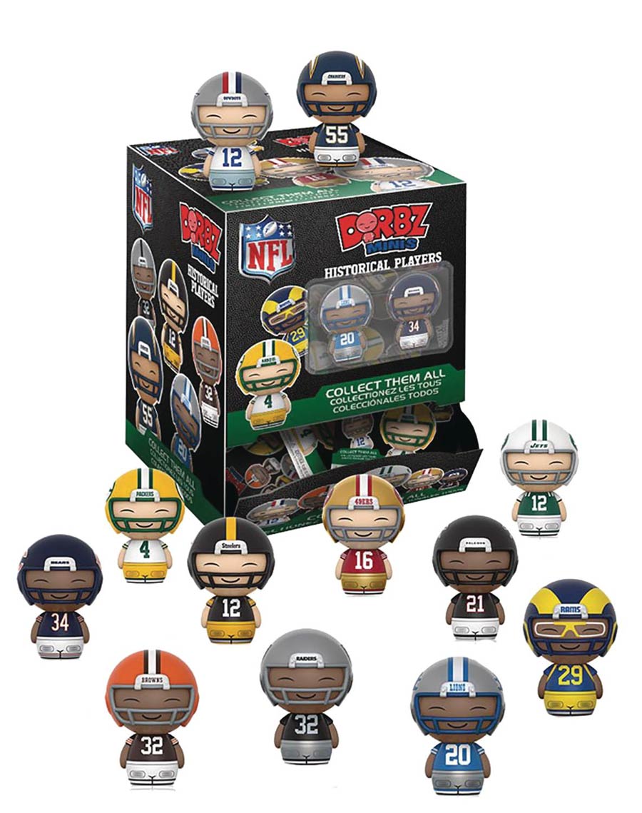 NFL Classic Mini Dorbz Blind Mystery Box 24-Piece Display