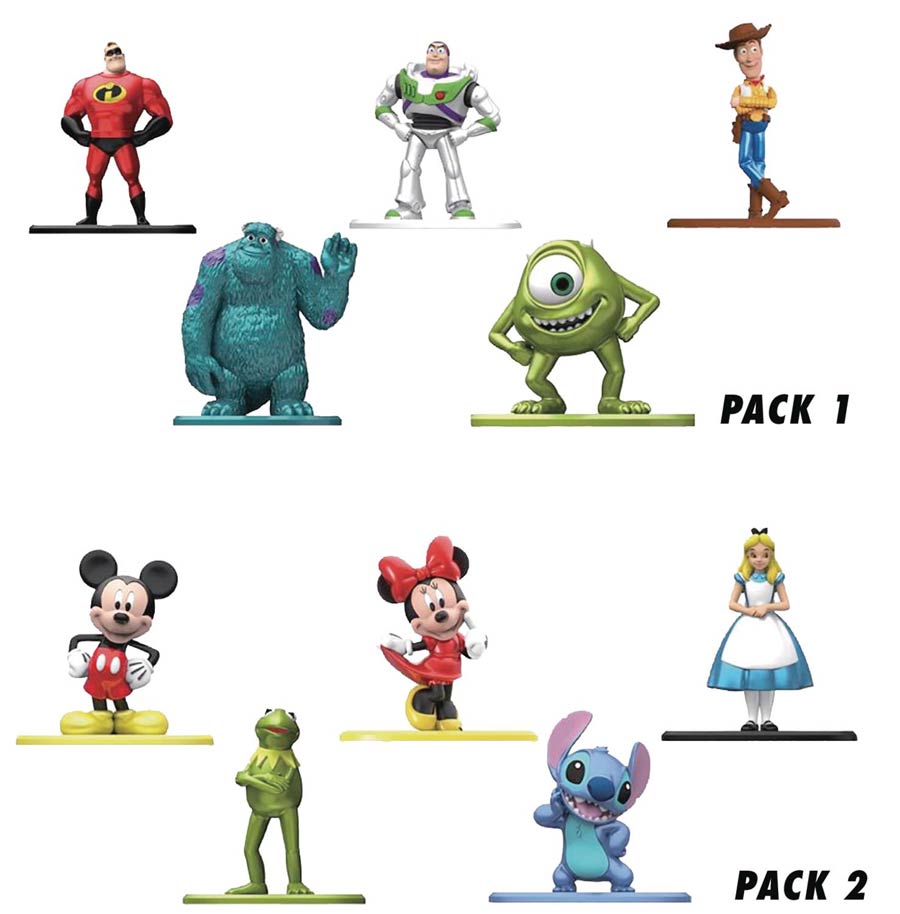 Nano Metalfigs Disney 5-Pack Assortment Case