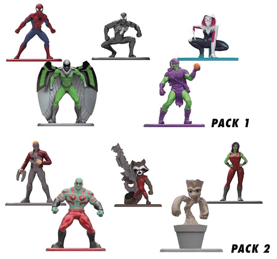 Nano Metalfigs Marvel 5-Pack Assortment Case