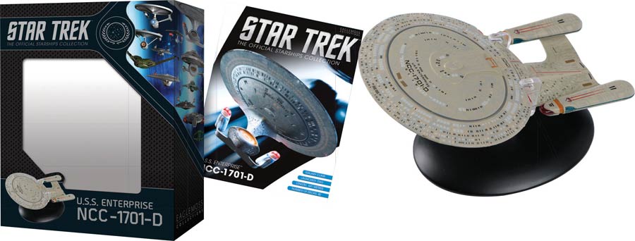 Star Trek Starships Best Of Figurine Collection #1 USS Enterprise NCC-1701-D
