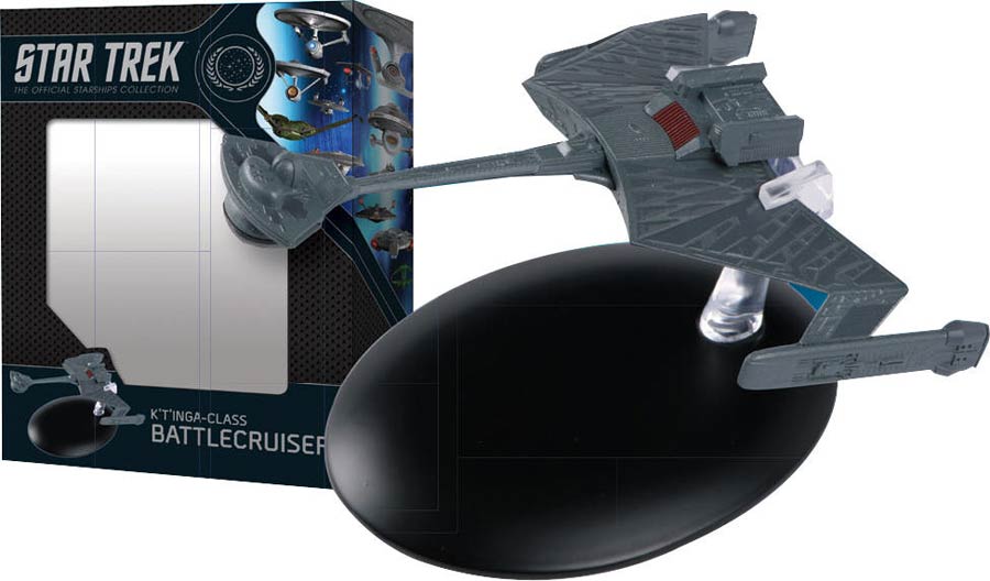 Star Trek Starships Best Of Figurine Collection #6 Ktinga-Class Battle Cruiser