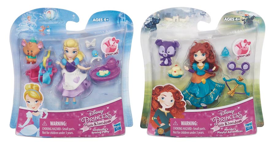 Disney Princess Little Kingdom Cinderellas Sewing Party Figure Pack Assortment Case 201701