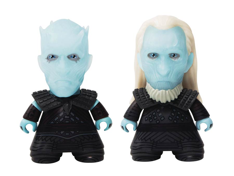 Game Of Thrones Titans Night King & White Walker 3-Inch 2-Pack Vinyl Figure