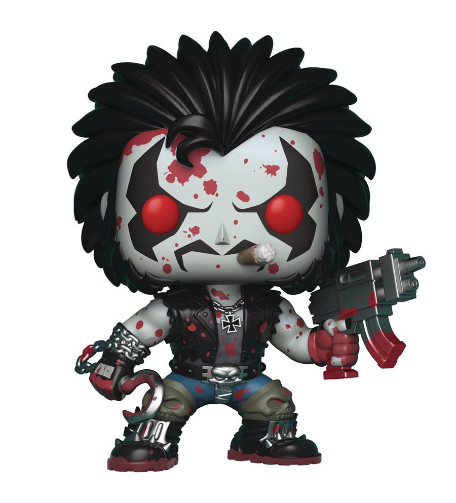 POP DC Heroes Lobo Previews Exclusive Vinyl Figure Bloody Edition