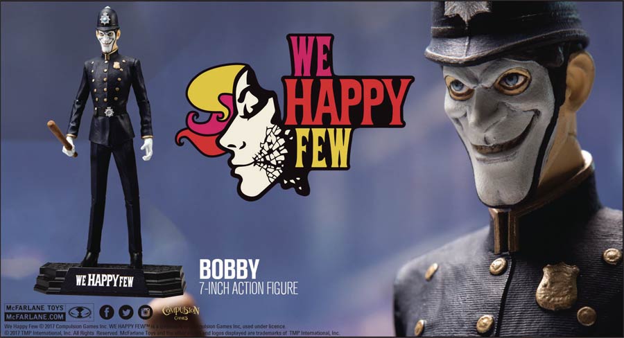 We Happy Few Bobby 7-Inch Action Figure Case