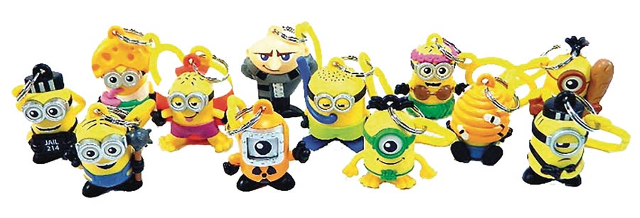 Dreamworks Despicable Me 3 Figure Hanger Blind Mystery Box 24-Piece Display