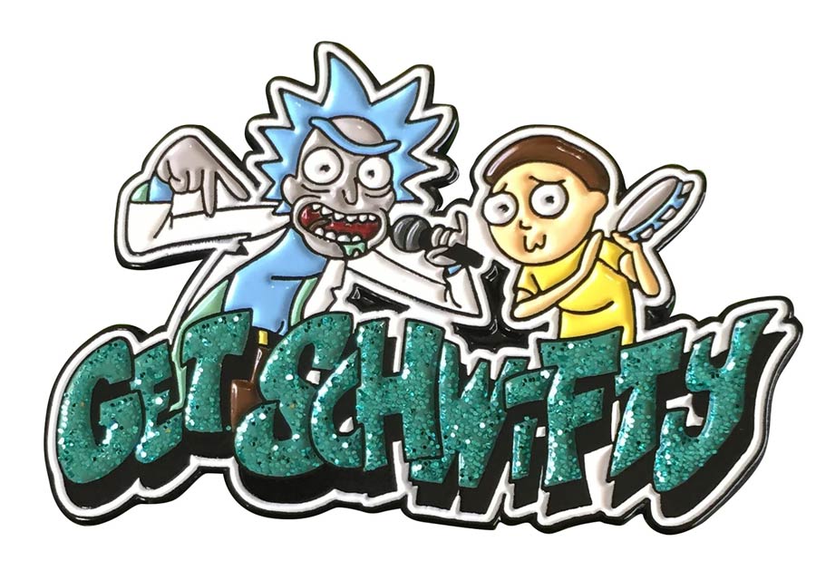 Rick And Morty Lapel Pin - Get Schwifty