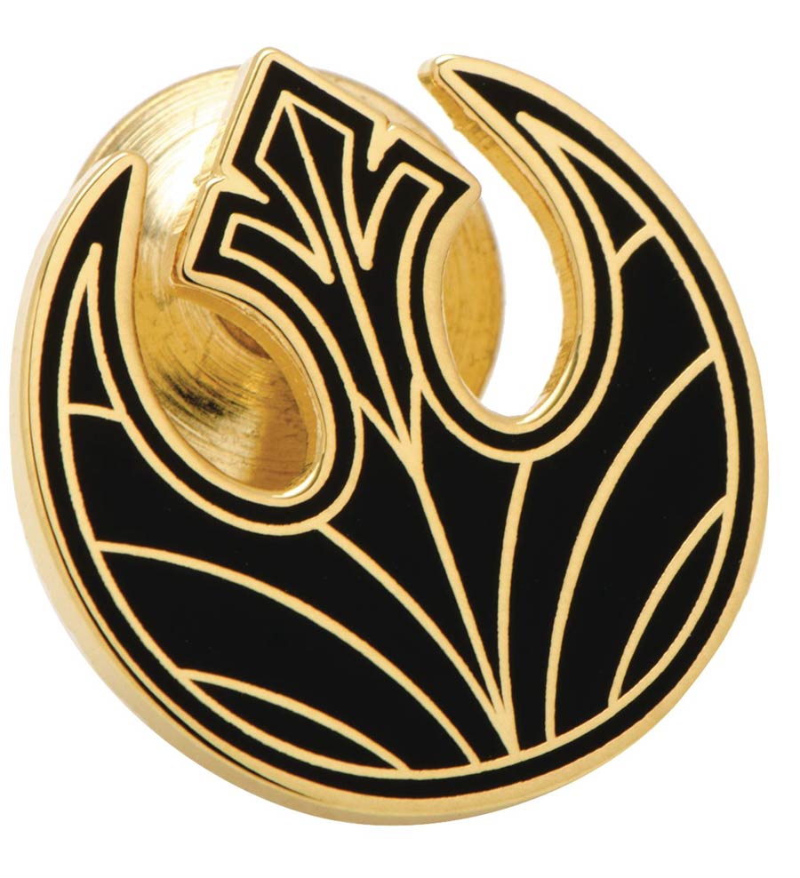 Star Wars Episode VIII The Last Jedi Gold Rebel Symbol Lapel Pin