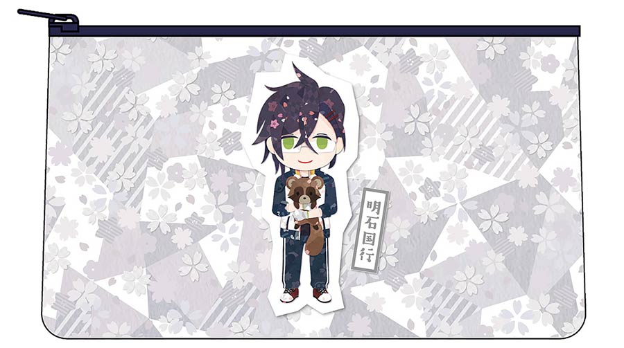 Touken Ranbu Hanamaru Pouch - Akashi Kuniyuki