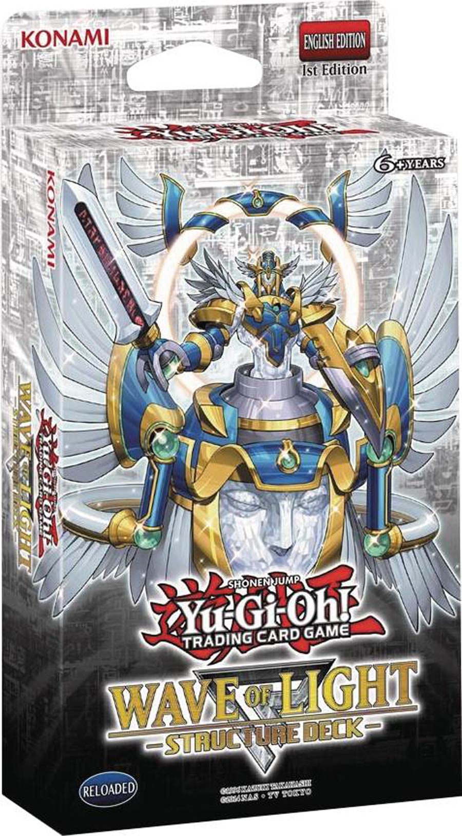 Yu-Gi-Oh Wave Of Light Structure Deck Display Of 8 Decks