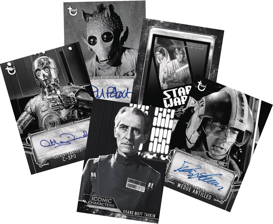 Topps 2017 Star Wars Black & White A New Hope Trading Cards Box