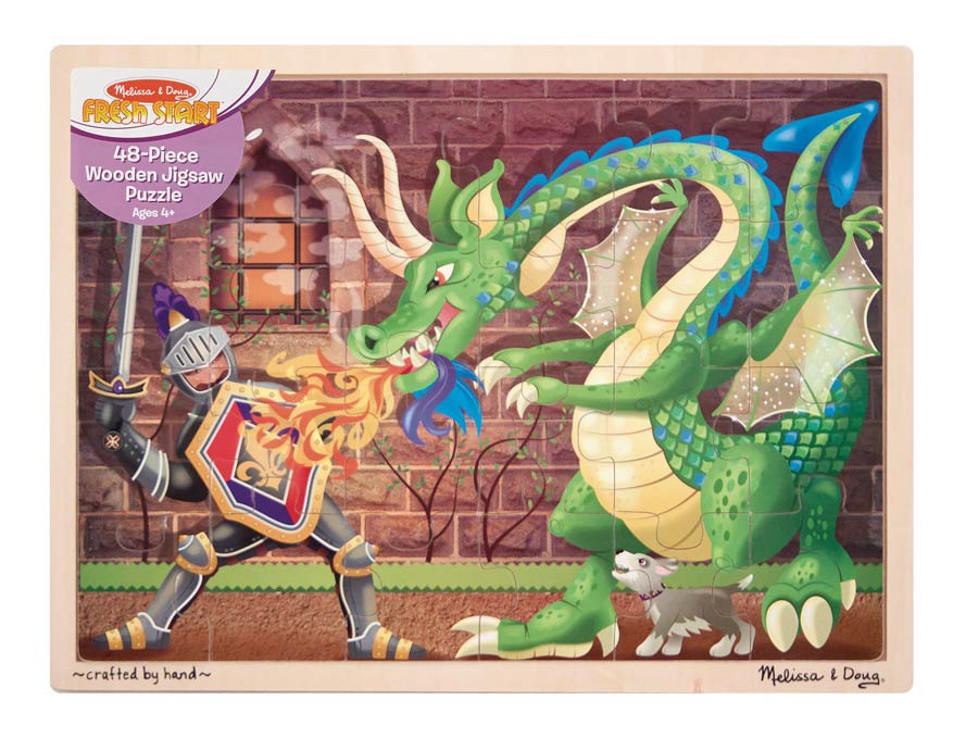 Melissa & Doug Knight vs Dragon 48-Piece Jigsaw Puzzle