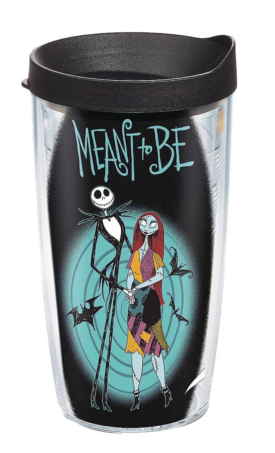 Nightmare Before Christmas 16-Ounce Tumbler With Black Lid - Meant To Be