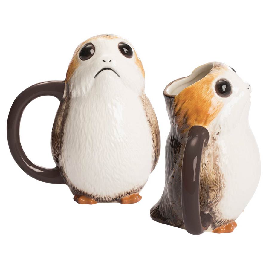 Star Wars Episode VIII The Last Jedi Ceramic Sculpted Mug - Porg