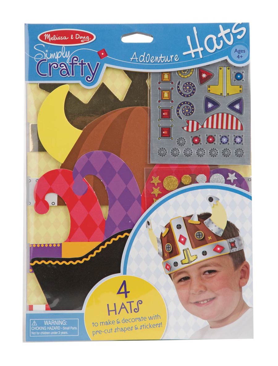 Melissa & Doug Simply Crafty Adventure Hats
