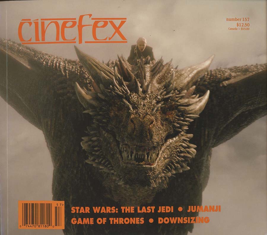Cinefex #157 February 2018